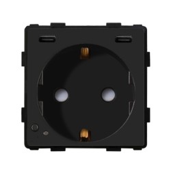 Modul priza simpla + USB-C...